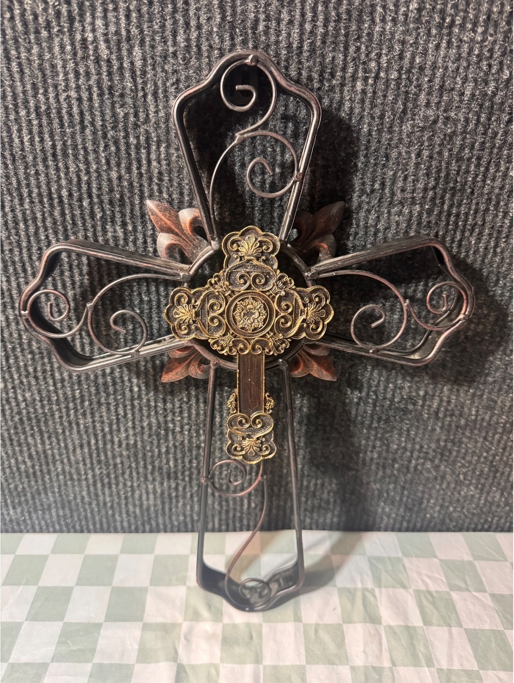 Decorative Ornate Metal Wall Cross